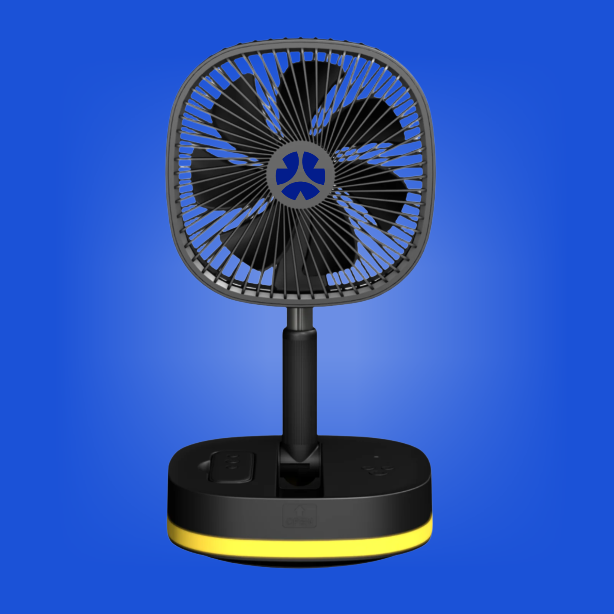 Ventilateur portable rechargeable à LED