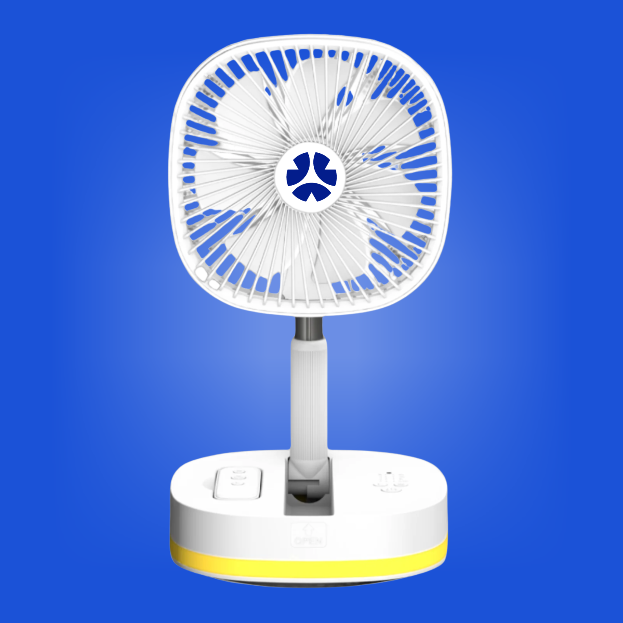 Ventilateur portable rechargeable à LED